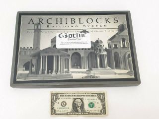 Archiblocks Building System - Wooden Building Blocks - Gothic Period Set