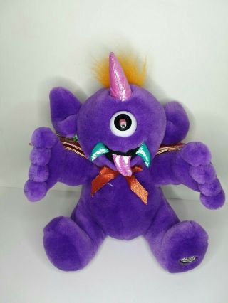 One Eyed One Horned Flying Purple People Eater 11 " Plush Toy Dan Dee