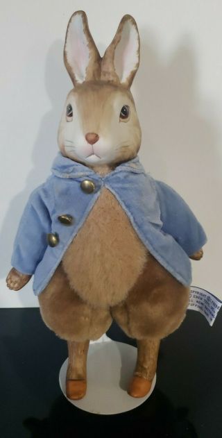 Beatrix Potter Peter Rabbit Porcelain Plush Doll Frederick Warne Eden Toys