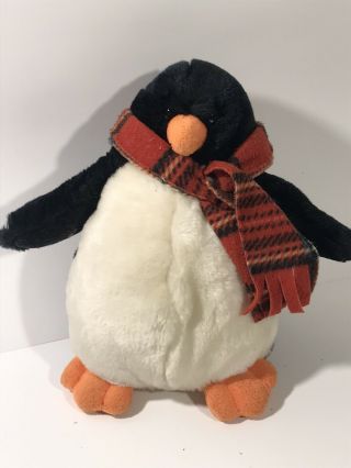 Russ Berrie 4474 Chatters Penguin 8” (bears From The Past Series) Plush (35)
