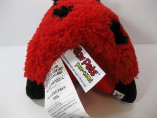 Pillow Pets Pee - Wees LADYBUG Pillow Plush Stuffed Animal Red Black Toy Lady Bug 2
