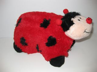 Pillow Pets Pee - Wees LADYBUG Pillow Plush Stuffed Animal Red Black Toy Lady Bug 3