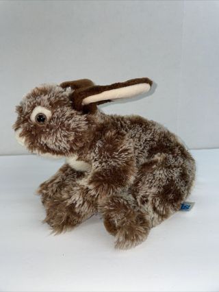 2006 Kids Of America Corp Bunny Rabbit Soft Plush Brown White Stuffed Animal Toy