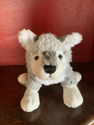 Webkinz Grey Wolf Plush Only No Code Stuffed Animal Toy