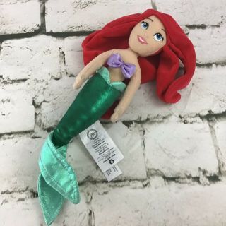 Disney Store The Little Mermaid Ariel Plush Soft Doll Stuffed Animal Toy