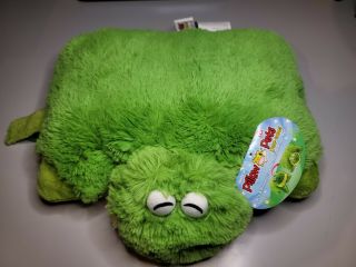 Pillow Pets Pee Wee " Friendly Frog " 11 " Plush Toy Pillow Animal W/tags 2010