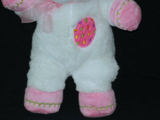 2011 DAN DEE EASTER BUNNY RABBIT EMBROIDERED EGG PLUSH TOY 17 