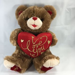 Dan Dee 2019 Sweetheart Teddy Bear I Love You Valentine 