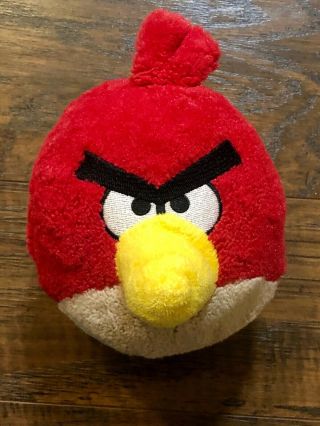 Angry Birds Plush Red Bird Toy Stuffed Animal 5” Good Stuff Toys - Not For Retail