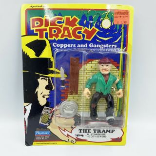 Playmates 1990 Dick Tracy Coppers And Gangsters Steve The Tramp Action Figure