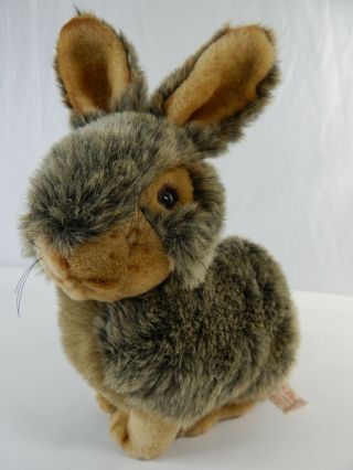 Dan Dee Collectors Choice 12 " Brown Bunny Rabbit Plush Toy Realistic Lovey