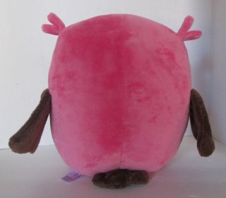 Pink Baby Owl Plush Toy Soft Stuffed Animal Pillow 10 