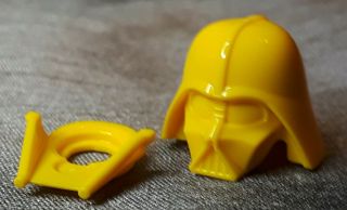 Lego Star Wars Darth Vader Type 2 Prototype Test Piece (?) Yellow Rare