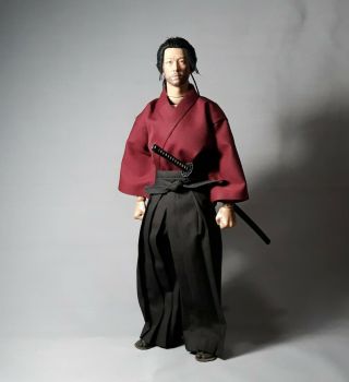 6 - 3,  Scale Is 1/6 For A 12 Inch Samurai Figure