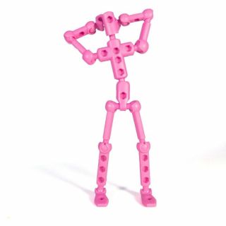 Pink Modibot Mo - Artist Armature / Stop Motion / Action Figure Kit