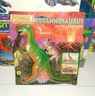 Vintage Imperial Toys Prehistoric Replicas Tyrannosaurus Combo Pack