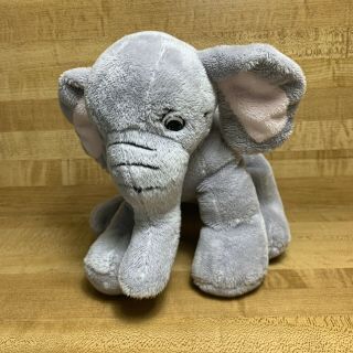 Teddy Mountain Trunks Gray Elephant Pink Ears Toes Embroidered Eyes Plush 10”