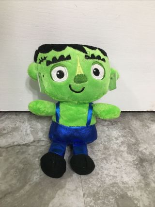 Dan Dee Frankenstein 8” Tall Plush Green Monster Stuffed Animal Halloween