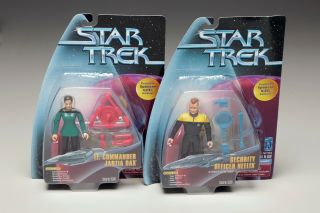 Star Trek Playmates Spencer Gifts Dax And Neelix Exclusive Figure Set Of 2
