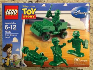 Lego 7595 Disney Pixar Toy Story Army Men On Patrol,  In Factory Box