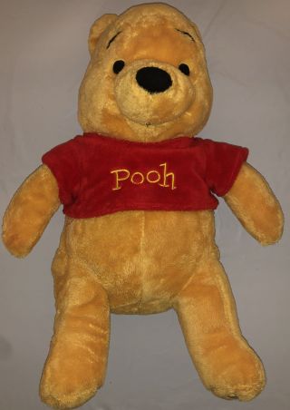 Disney Winnie The Pooh Bear Large Stuffed Plush Animal Toy Soft 15 “