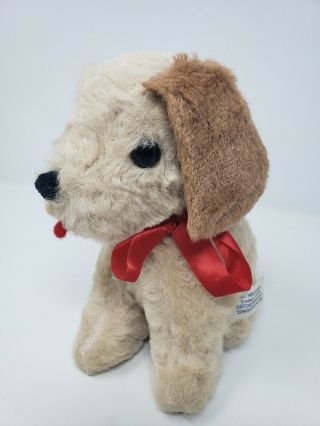 Vintage Custom Stuffed Toy Co Wind Up Musical Puppy - Great - Go To Sleep
