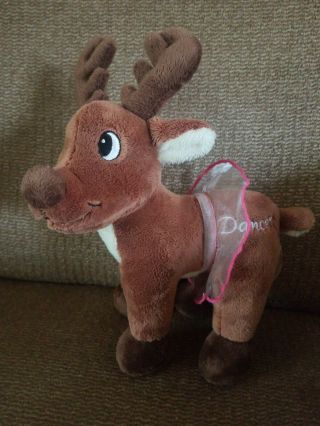 Dan Dee Dancer 8 " Plush Santas Reindeer Pink Tutu Christmas Deer Stuffed Animal