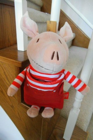 Olivia The Pig 2013 Zoobies Soft Story Book Plush Doll 14 "