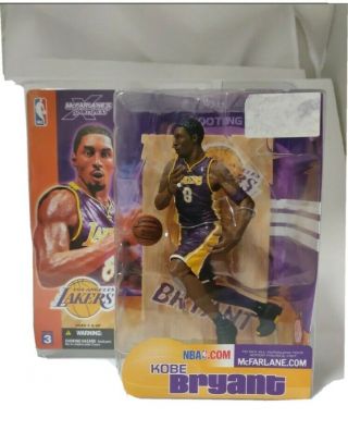 Mcfarlane 2003 Nba Series 3 Kobe Bryant Los Angeles Lakers Purple Reg Figure