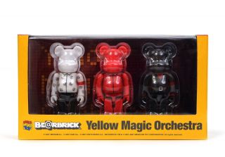 Medicom Toy Box Set Bearbrick 100 We Are Yellow Magic Orchestra Be@rbrick