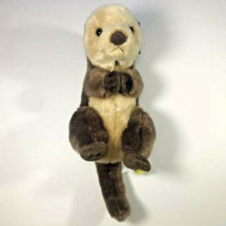 Miyoni By Aurora World Sea Otter Plush 13 Inch Brown Stuffed Animal With Tags