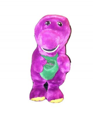 Vintage Talking Barney Plush Dinosaur 1996 12”