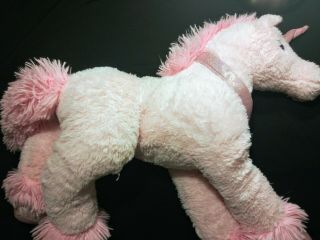 Large Dan Dee Pink Plush Unicorn Horse 24 " Soft Awesome