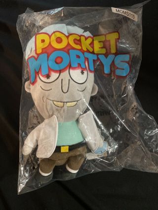 Rick And Morty Symbiote Studios Adult Swim Pocket Mortys Plush Sdcc 2019 Doofus