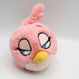 Angry Birds Pink Girl Stella Plush With Sound 5 " Commonwealth 2012
