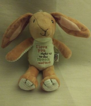 Bunny Rabbit Hare Guess How Much I Love You Right Up To The Moon And Back Plush