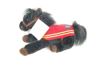 Wells Fargo Legendary Horse Plush Mike Black And Brown 6 " Pony -
