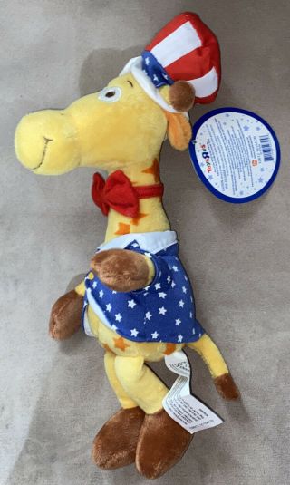 Toys R Us Geoffrey Giraffe Plush Stuffed Animal Around The World Montie 2012