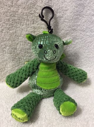Scentsy Buddy Clip Scout The Green Dragon Mini Plush
