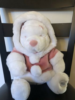 13” Winnie The Pooh Snowball Pink Disney Store Exclusive Plush Stuffed Animal
