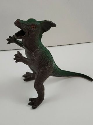 Imperial Crested Lizard Dinosaur Vintage Made In Hong Kong 8” Figure Rare 1979