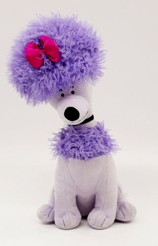 12 " Cleo Purple Poodle Clifford The Big Red Dog Plush Kohl 