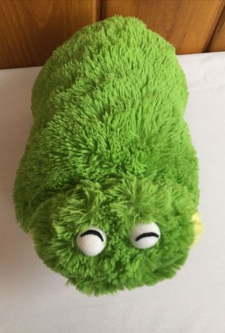 Green Frog Pillow Pets Pee Wees Plush Stuffed Animal Soft Cozy Smiling Frog 3