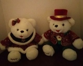 Dan Dee 2003 Christmas Snowflake Teddy Bears Collectible Plush Stuffed Animal