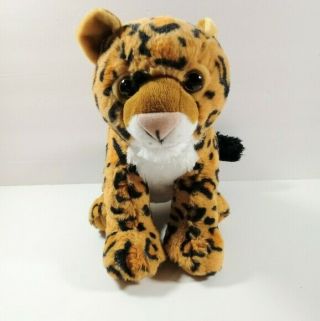 Wild Republic Tan Leopard Cub Plush Toy Stuffed Animal 10 " Tall