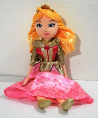16 " Disney Golden Sleeping Beauty Aurora Briar Rose Plush Rag Doll