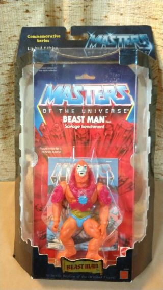 Motu Commemorative Series Beast Man Masters Of The Universe 2000