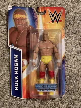 Wwe Mattel Basic Hulk Hogan 20 Wrestlemania Heritage Series 2014 Wwf Wcw Legends