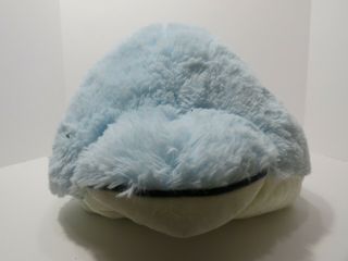 Dolphin Fish Pillow Pet Plush 18 " Plushie Stuffed Animal Blue Cream Soft