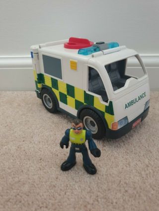 Imaginext Lights And Sounds Ambulance With Figure